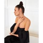 Платье с открытыми плечами MIST, размер 46, цвет чёрный - Фото 8