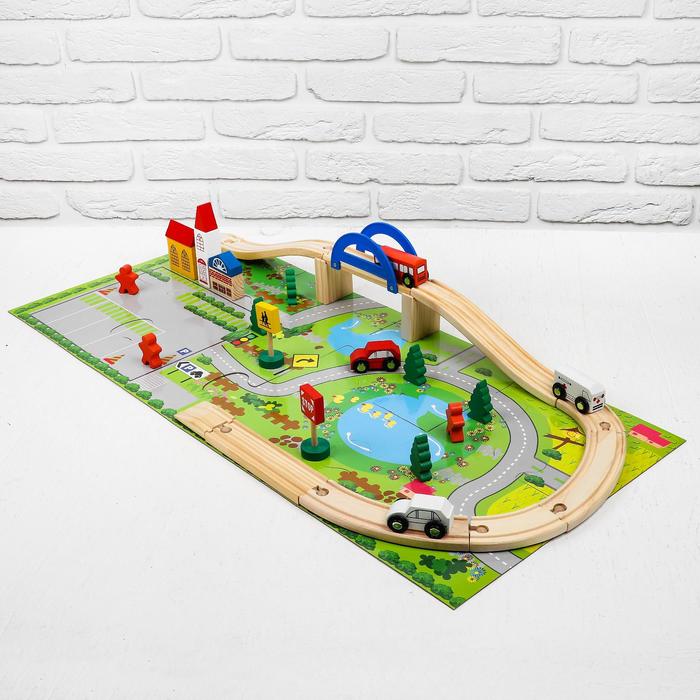 Железная дорога «Сказка» 6 × 32,5 × 24,5 см, Уценка - Фото 1