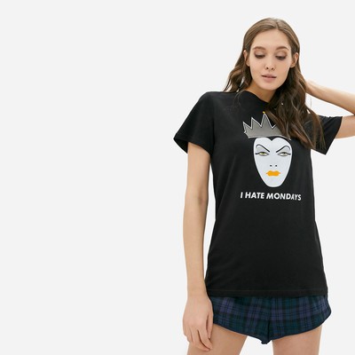 Футболка для девочки KAFTAN: Hate Mondays «Злодейки», черная, размер 40