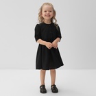 Платье для девочки MINAKU: Cotton collection, цвет чёрный, рост 134 см - Фото 2
