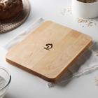 Менажница деревянная квадратная Доляна, 26×20.5×2 см, 3 секции, берёза - Фото 5