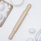 Скалка для теста с ручками Доляна, 36×4 см, рабочая часть 19.5 см, дерево бук - Фото 6