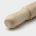 Скалка для теста с ручками Доляна, 50×4.2 см, дерево бук - Фото 3