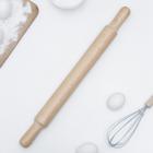 Скалка для теста с ручками Доляна, 50×4.2 см, дерево бук - Фото 6