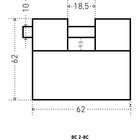 Замок навесной «АЛЛЮР» ВС2-8С d=10 мм - Фото 2
