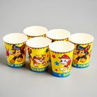 Набор бумажной посуды "С днем рождения!", команда, Щенячий патруль, на 6 персон - Фото 3