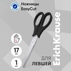 Ножницы для левшей ErichKrause Standard Left Hand, 17 см, лезвия из нержавеющей стали, ударопрочный пластик, европодвес 789553 - фото 752433