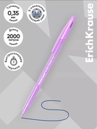 Ручка шариковая ErichKrause R=301 Spring Stick, узел 0.7 мм, синяя, МИКС - Фото 4