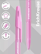 Ручка шариковая ErichKrause R=301 Spring Stick, узел 0.7 мм, синяя, МИКС - Фото 3