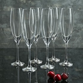 {{photo.Alt || photo.Description || 'УЦЕНКА Набор бокалов для шампанского «София», 230 мл, 6 шт., стекло, прозрачный'}}