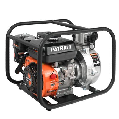 Мотопомпа PATRIOT MP1560SH, 4Т, бенз., 4050 Вт, 5.5 л.с, 330 л/мин, вход 38 мм, ручной старт