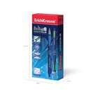 Ручка шариковая автоматическая Megapolis Concept, резиновый упор, узел 0.7 мм, чернила синие, длина линии письма 1000 метров - Фото 5