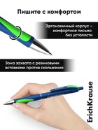 Ручка шариковая ErichKrause. Megapolis Concept, автоматическая, синий стержень, узел 0.7 мм, резиновый упор - Фото 7