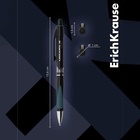 Ручка шариковая ErichKrause. Megapolis Concept, автоматическая, чёрный стержень, узел 0.7 мм, резиновый упор - Фото 4