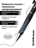 Ручка шариковая ErichKrause. Megapolis Concept, автоматическая, чёрный стержень, узел 0.7 мм, резиновый упор, МИКС - Фото 4