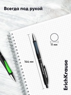 Ручка шариковая ErichKrause. Megapolis Concept, автоматическая, чёрный стержень, узел 0.7 мм, резиновый упор, МИКС - Фото 3