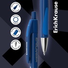 Ручка гелевая ErichKrause MEGAPOLIS GEL, узел 0.5 мм, чернила синие, длина линии письма 500 метров - Фото 2