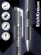 Ручка гелевая ErichKrause Megapolis Gel, чернила чёрные, узел 0.5 мм, длина линии письма 500 метров - Фото 3