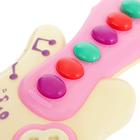 Музыкальная игрушка «Гитара», свет, звук, микс, в пакете - фото 24410006