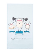 Кухонное полотенце пасхальное «Этель» Love eat and sport, 40×73 см, 100% хлопок, саржа 190 г/м² - Фото 4