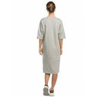 Платье-футболка женское, размер XS, цвет серый - Фото 3