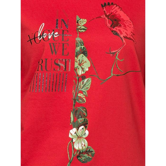 Толстовка женская, размер S, цвет красный 49762