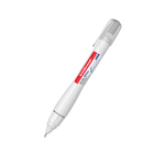 Ручка-корректор ErichKrause Techno White, 6 мл, с металлическим наконечником - фото 319844215
