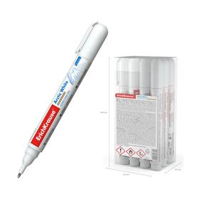 Ручка-корректор 5 мл, ErichKrause Arctic White, супер-белая, с металлическим наконечником, система подкачки жидкости