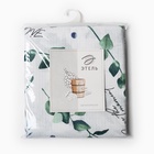 Простыня вафельная для бани Этель «Эвкалипт» 150×180±5 см, 100% хлопок, 160 г/м² - Фото 6