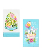 Набор кухонных полотенец Доляна «Пасхальные забавы», 35×60 см - 2 шт., 100% хлопок - Фото 3