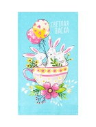 Набор кухонных полотенец Доляна «Пасхальные забавы», 35×60 см - 2 шт., 100% хлопок - Фото 6