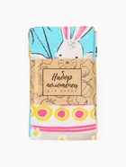 Набор полотенец кухонный Доляна «Пасхальные забавы» 35×60 см-4 шт., 100% хлопок  (артикул 5511238)  большой выбор товаров оптом и в розницу по низким ценам с доставкой