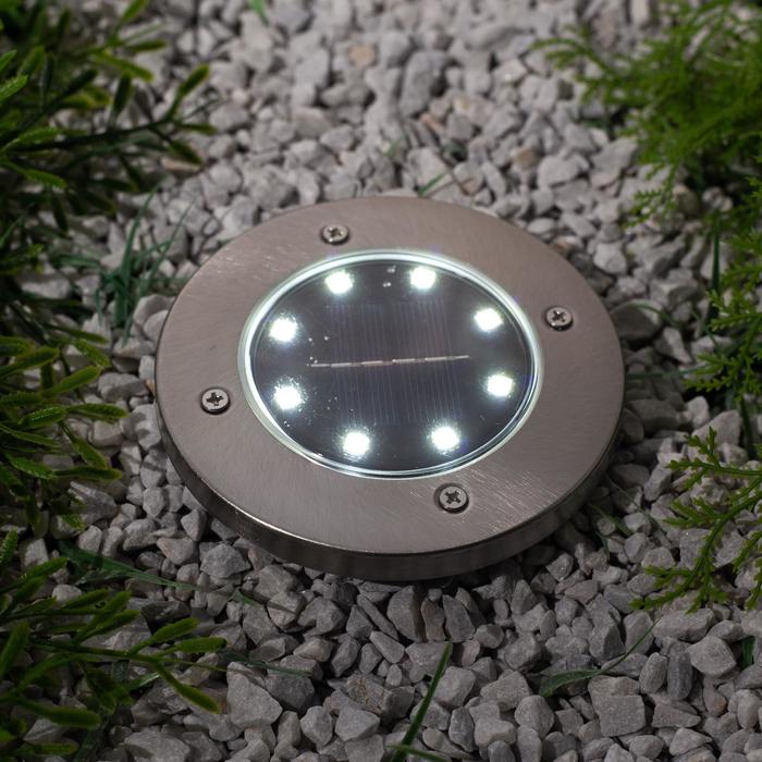 Садовый светильник Smartbuy на солнечной батарее, 11.5 × 13 × 11.5 см, свечение белое - Фото 1