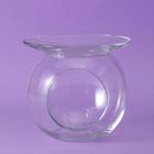 Стеклянный подсвечник с наполнителем "Шоколад", ароматизатор, 16х16 см - фото 44749100