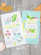 Набор кухонных полотенец Доляна «Ароматный чай», 35×60 см-2 шт., 100% хлопок, вафля 160 г/м² - Фото 1