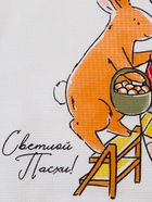 Полотенце вафельное Доляна «Пасхальные яйца» 35×60 см, 100% хлопок - Фото 5