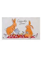 Полотенце вафельное Доляна «Пасхальные зайчики» 35×60 см,100% хлопок - Фото 4