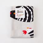 Полотенце кухонное «Доляна. С праздником Светлой Пасхи», 35×60 см, хлопок 100%, вафля 160 г/м² - Фото 5