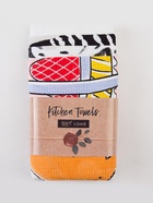 Набор кухонных полотенец Доляна «Пасхальные зайчики», 35×60 см - 4 шт., 100% хлопок, вафля 160 г/м² - Фото 11