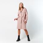 Платье женское с карманами MIST, р. 44-46, розовый - Фото 1
