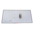 Папка-регистратор А4, 70 мм, Original, разборный, мраморный, красный, пластиковый карман, металлический кант, картон 2 мм, вместимость 450 листов - Фото 2