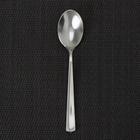 Ложка одноразовая, пластик, 12.5 см, чайная, серебристая - Фото 3