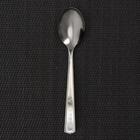 Ложка одноразовая, пластик, 12.5 см, чайная, серебристая - Фото 4