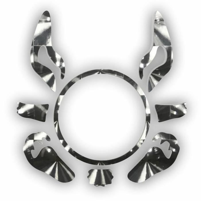 Декор логотипа "Зайчик" Наклейка голографическая, 15х15 см - Фото 1