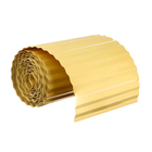 Лента бордюрная, 20 см×9 м, толщина 0.6 мм, пластиковая, гофра, жёлтая, Greengo - Фото 6