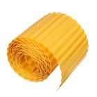 Лента бордюрная, 20 см×9 м, толщина 0.6 мм, пластиковая, гофра, жёлтая, Greengo - Фото 10