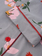 Пижама женская (рубашка и шорты) KAFTAN «Цветы» размер 44-46 - фото 65322613