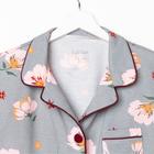 Пижама женская (рубашка и шорты) KAFTAN «Цветы» р. 48-50 - Фото 8