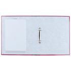 Папка на 2 кольцах А4, ErichKrause Work inside, 35 мм, 1750 мкм, ламинированная, твердая обложка, бордовая - Фото 3