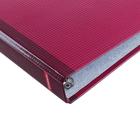 Папка на 4 кольцах А4, ErichKrause Work inside, 35 мм, 1750 мкм, ламинированная, твердая обложка, бордовая - Фото 4